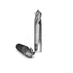 Chamfer Mill: 1″ Dia, 4 Flutes, Solid Carbide 4″ OAL, 1″ Shank Dia, AlTiN Coated