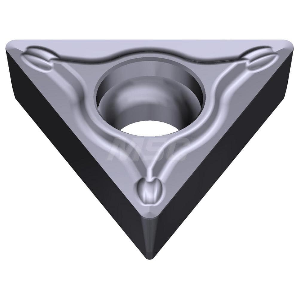 Turning Insert:  TCMT21.52ESU AC5005S,  Solid Carbide Absotech Finish,  0.4331″ Long,  1/4″ Inscribed Circle,  0.0315″ Corner Radius,  60.0 &deg N/A Series  AC5005S
