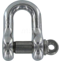 Shackle: Screw Pin Stainless Steel, 3/4″ Pin Dia