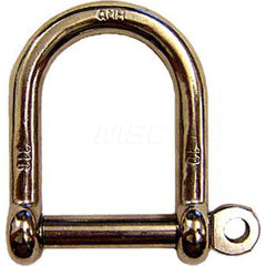 Shackle: Screw Pin Stainless Steel, 5/16″ Pin Dia