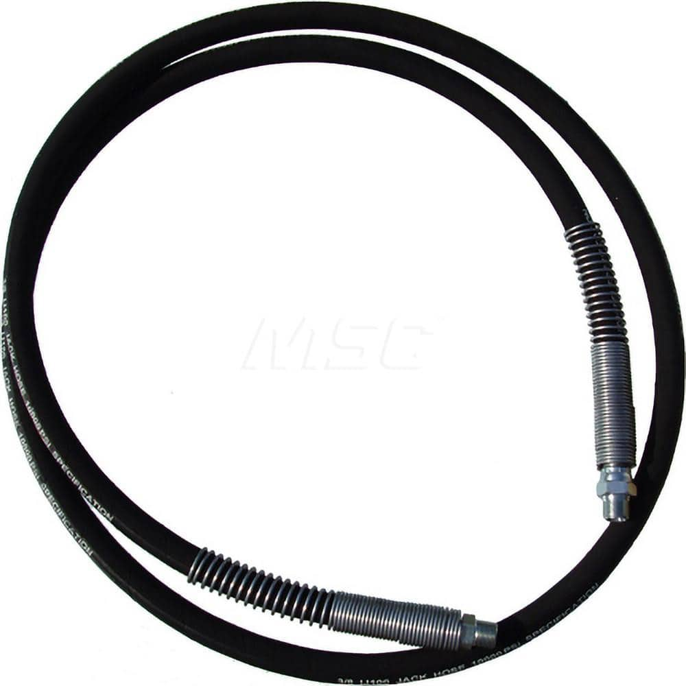 Hydraulic Hose; Inside Diameter (Inch): 3/8; Hose Length (Feet): 18.00; Hose Length (Inch): 216; Maximum Temperature (F) ( - 0 Decimals): -40; Hose Material: Rubber Reinforced with 2 Layers of Braided Steel; Minimum Temperature (Deg F - 3 Decimals): 0