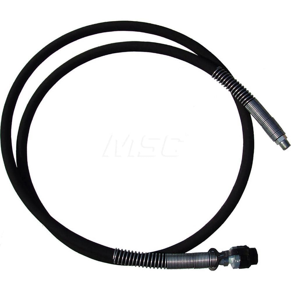 Hydraulic Hose; Hose Length (Feet): 8.00; Hose Length (Inch): 96; Maximum Working Pressure (Psi - 3 Decimals): 20000; Maximum Temperature (F) ( - 0 Decimals): 212; Hose Material: Rubber Reinforced with 2 Layers of Braided Steel; Minimum Temperature (Deg F