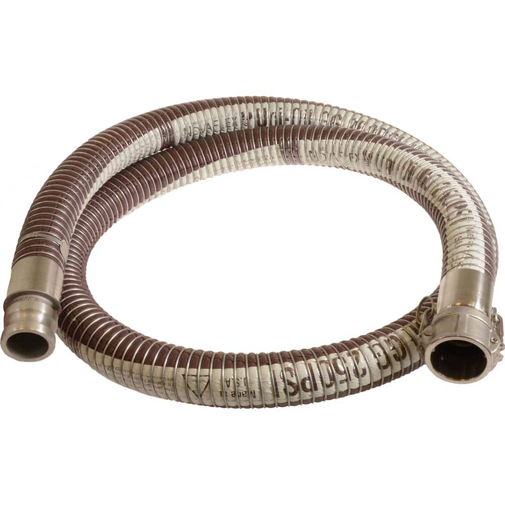 Novaflex - Chemical & Petroleum Hose; Inside Diameter (Inch): 1.5 ; Outside Diameter (Inch): 2 ; Overall Length: 20 (Feet); Type: Chemical Handling Hose ; Connection Type: Cam and Groove ; Minimum Temperature (F): -40.000 - Exact Industrial Supply