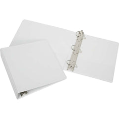 Ability One - Ring Binders; Binder Type: 3 Hole Binder ; Capacity: 3" ; Color: White ; Material: Vinyl ; Size: 8 1/2 x 11 - Exact Industrial Supply