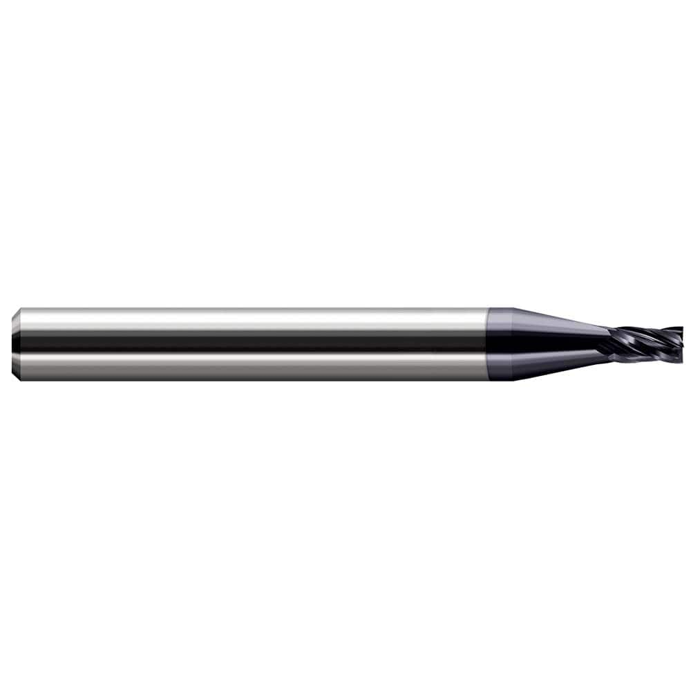 Harvey Tool - Square End Mills; Mill Diameter (Decimal Inch): 0.0800 ; Length of Cut (Decimal Inch): 0.1200 ; Material: Solid Carbide ; Finish/Coating: AlTiN ; Shank Diameter (Inch): 1/8 ; Single or Double End: Single - Exact Industrial Supply