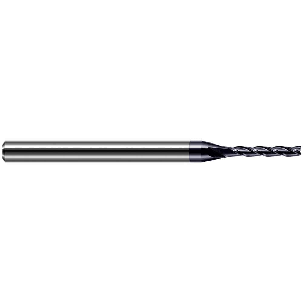 Harvey Tool - Square End Mills; Mill Diameter (Decimal Inch): 0.0600 ; Length of Cut (Inch): 3/8 ; Length of Cut (Decimal Inch): 0.3750 ; Material: Solid Carbide ; Finish/Coating: AlTiN ; Shank Diameter (Inch): 1/8 - Exact Industrial Supply