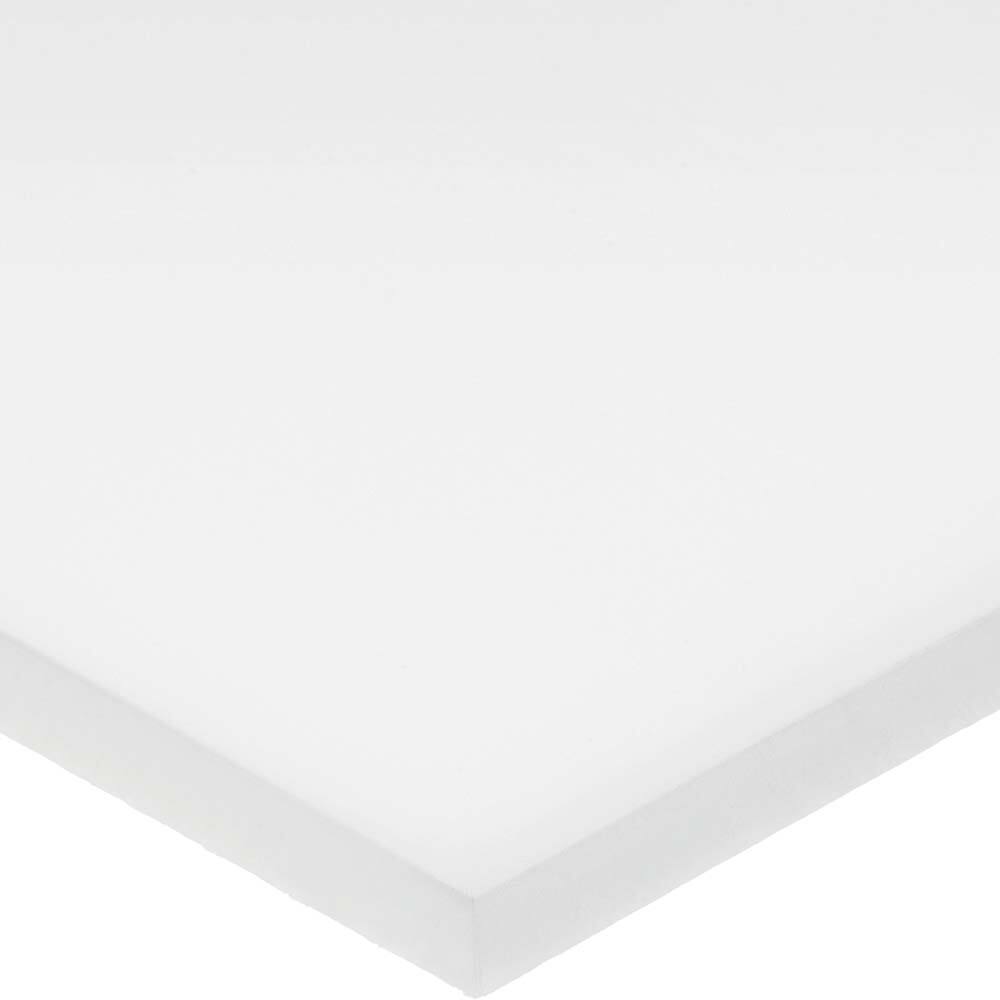 USA Sealing - Plastic Bars; Material: Acetal ; Shape: Rectangular ; Height (Inch): 2-3/4 ; Width (Inch): 4 ; Length (Feet): 2.000 ; Color: White - Exact Industrial Supply