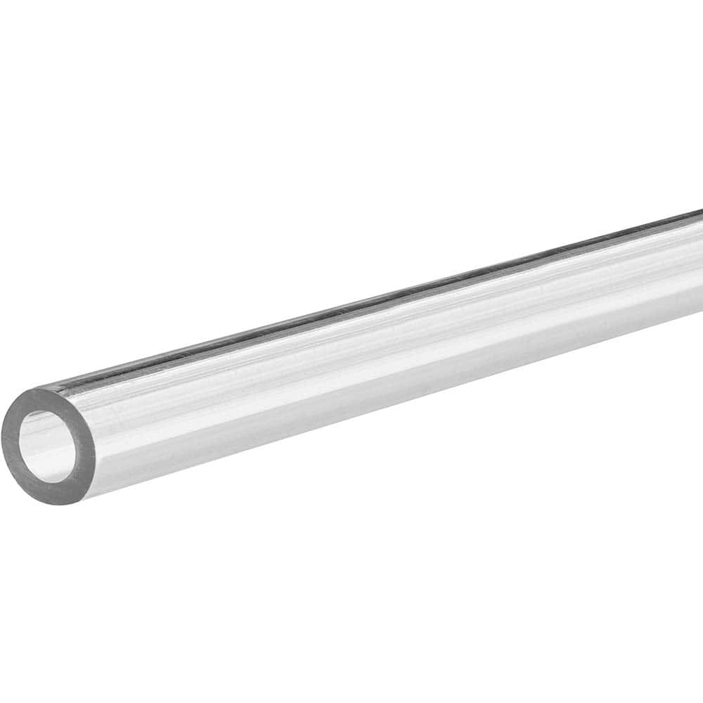 USA Sealing - Plastic Tubes; Material: PTEG ; Inside Diameter (Inch): 1-1/8 ; Maximum Length (Inch): 12 ; Wall Thickness (Decimal Inch): 0.0620 ; Color: Clear ; Shape: Round - Exact Industrial Supply