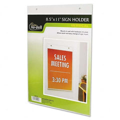 NuDell - Display & Organizer Accessories Type: Sign Holder For Use With: Signs - USA Tool & Supply