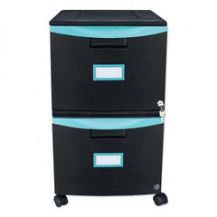 Storex - File Cabinets & Accessories Type: Mobile File Number of Drawers: 2 - USA Tool & Supply