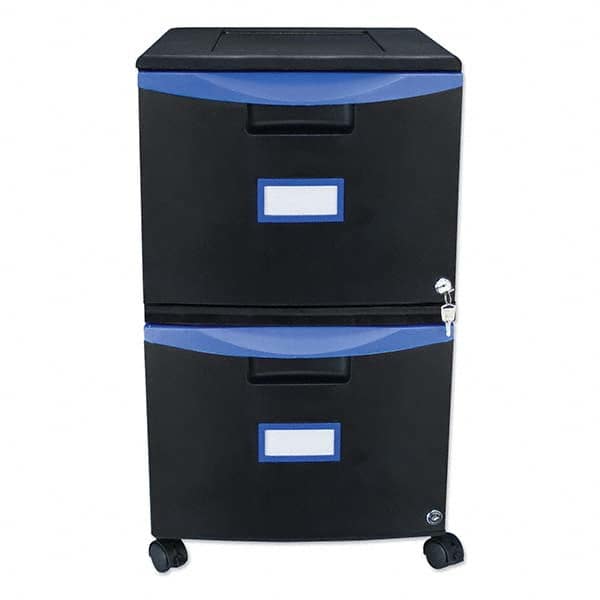Storex - File Cabinets & Accessories Type: Mobile File Number of Drawers: 2 - USA Tool & Supply