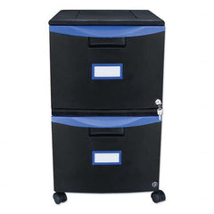 Storex - File Cabinets & Accessories Type: Mobile File Number of Drawers: 2 - USA Tool & Supply