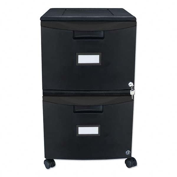 Storex - File Cabinets & Accessories Type: Mobile File Number of Drawers: 2 - USA Tool & Supply