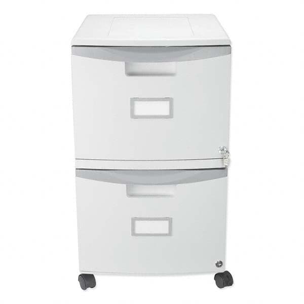 Storex - File Cabinets & Accessories Type: Mobile File Number of Drawers: 2 - USA Tool & Supply