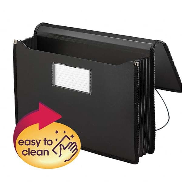 SMEAD - File Folders, Expansion Folders & Hanging Files Folder/File Type: Expanding Wallet Color: Black - USA Tool & Supply