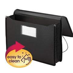 SMEAD - File Folders, Expansion Folders & Hanging Files Folder/File Type: Expanding Wallet Color: Black - USA Tool & Supply