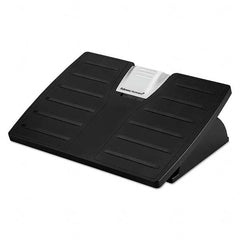 FELLOWES - Foot Rests Position Type: Adjustable Footrest Color: Black/Silver - USA Tool & Supply