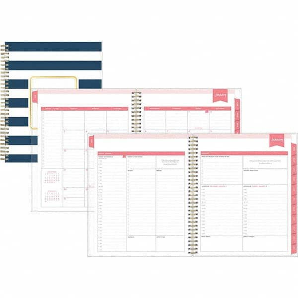 Blue Sky - Note Pads, Writing Pads & Notebooks Writing Pads & Notebook Type: Daily/Monthly Planner Size: 10 x 8 - USA Tool & Supply