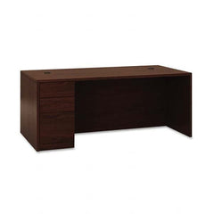 Hon - Office Desks Type: Single Pedestal w/Left Hand Return Center Draw: No - USA Tool & Supply