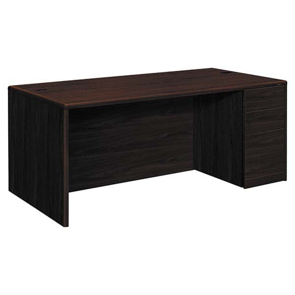 Hon - Office Desks Type: Single Pedestal w/Right Hand Return Center Draw: No - USA Tool & Supply
