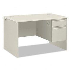 Hon - Office Desks Type: Single Pedestal w/Right Hand Return Center Draw: No - USA Tool & Supply