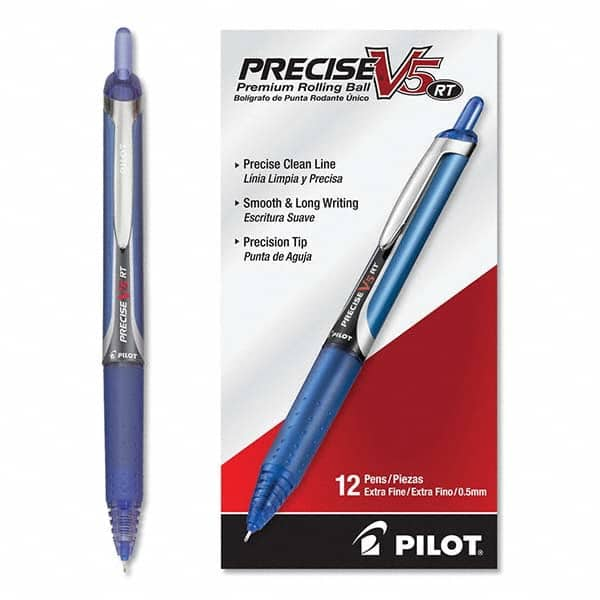 Pilot - Pens & Pencils Type: Roller Ball Pen Color: Blue - USA Tool & Supply