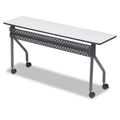 ICEBERG - Stationary Tables Type: Training Material: Melamine Laminate - USA Tool & Supply