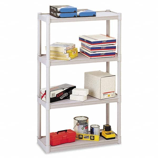 ICEBERG - Plastic Shelving Type: Open Shelving Shelf Capacity (Lb.): 75 - USA Tool & Supply