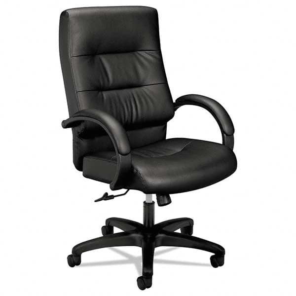 Hon - 47-1/4" High Executive High Back Leather Chair - USA Tool & Supply