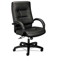 Hon - 47-1/4" High Executive High Back Leather Chair - USA Tool & Supply