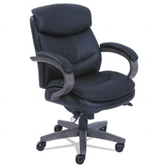 La-Z-Boy - 41" High Executive Mid Back Chair - USA Tool & Supply