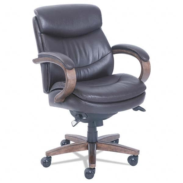 La-Z-Boy - 41" High Executive Mid Back Chair - USA Tool & Supply