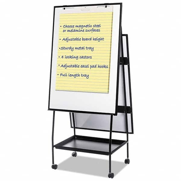 MasterVision - 74-7/8" High x 29-1/2" Wide Magnetic Dry Erase Board - USA Tool & Supply