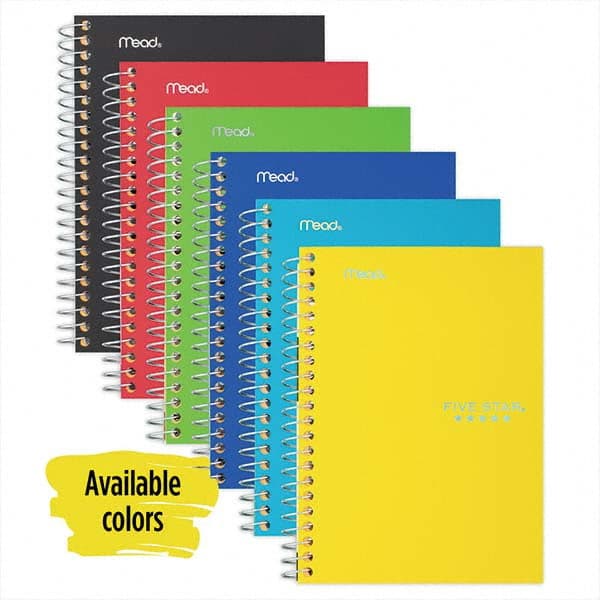 Five Star - Note Pads, Writing Pads & Notebooks Writing Pads & Notebook Type: Notebook Size: 7 x 5 - USA Tool & Supply