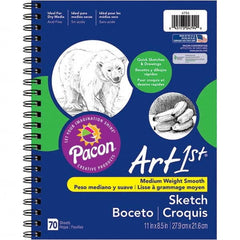 Pacon - Note Pads, Writing Pads & Notebooks Writing Pads & Notebook Type: Sketch Size: 11 x 8-1/2 - USA Tool & Supply