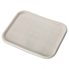 Chinet - Savaday Molded Fiber Food Trays, 14 x 18, White, Rectangular, 100/Carton - USA Tool & Supply