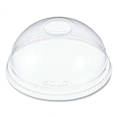 DART - Ultra Clear Dome Cold Cup Lids f/16-24 oz Cups, PET, 1000/Carton - USA Tool & Supply