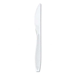 DART - Impress Heavyweight Full-Length Polystyrene Cutlery, Knife, White, 1000/Carton - USA Tool & Supply