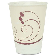 DART - Symphony Design Trophy Foam Hot/Cold Cups, 12 oz, Beige, 1000/Carton - USA Tool & Supply