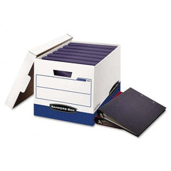 BANKERS BOX - Compartment Storage Boxes & Bins Type: File Boxes-Storage Number of Compartments: 1.000 - USA Tool & Supply