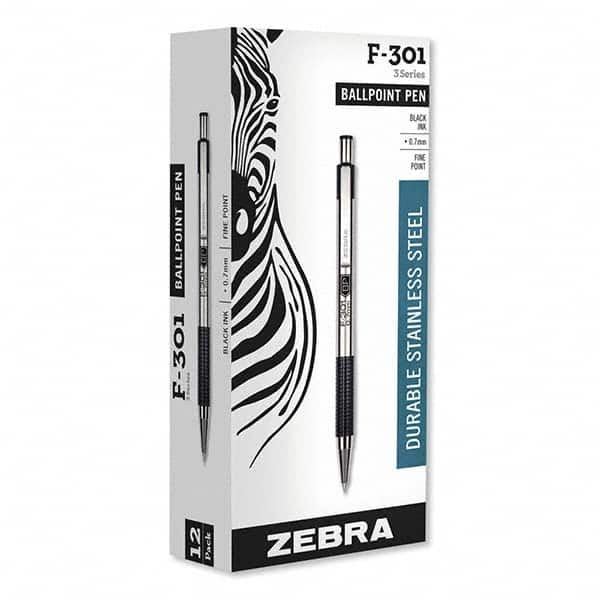 Zebra - Pens & Pencils Type: Ball Point Pen Color: Black - USA Tool & Supply