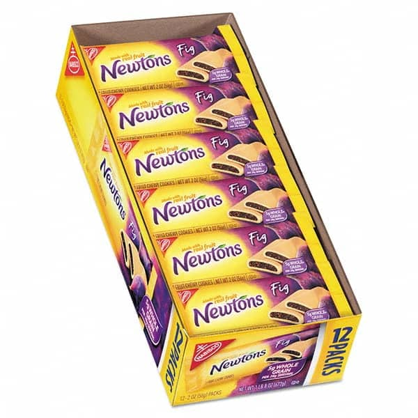 Nabisco - Snacks, Cookies, Candy & Gum Breakroom Accessory Type: Cookies Breakroom Accessory Description: Original Fig Newtons, 2 oz Pack, 12/Box - USA Tool & Supply