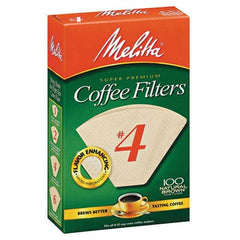 Melitta - Coffee, Tea & Accessories Breakroom Accessory Type: Coffee Filters For Use With: Cone Style Electric Coffeemakers - USA Tool & Supply