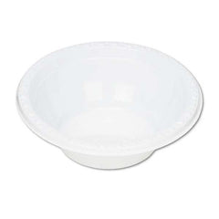 Tablemate Products - Plastic Dinnerware, Bowls, 5 oz, White, 125/Pack - USA Tool & Supply