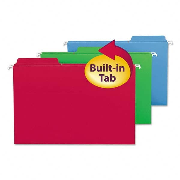 SMEAD - File Folders, Expansion Folders & Hanging Files Folder/File Type: Hanging File Folder Color: Multi-Color - USA Tool & Supply