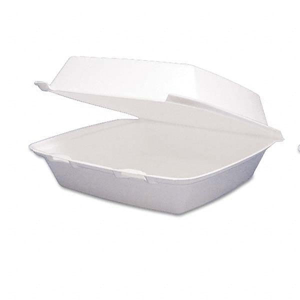 DART - Carryout Food Container, Foam Hinged 1-Comp, 9 1/2 x 9 1/4 x 3, 200/Carton - USA Tool & Supply