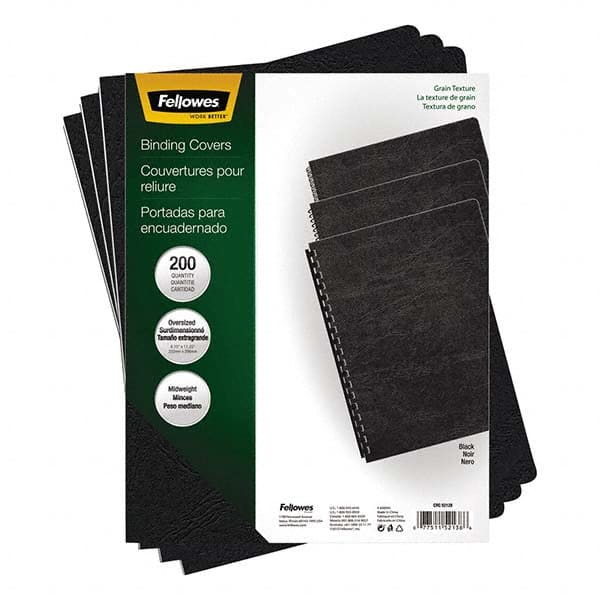 FELLOWES - Portfolios, Report Covers & Pocket Binders Three Hole Report Cover Type: Binding System Cover Width (Inch): 8-3/4 - USA Tool & Supply