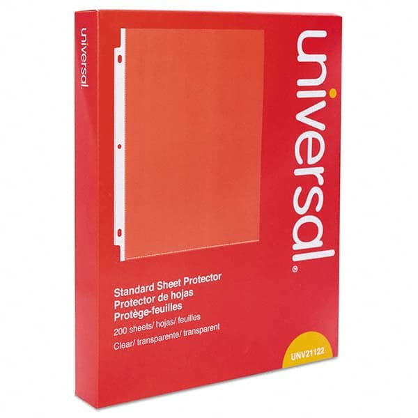 UNIVERSAL - Document Protectors Type: Sheet Protectors-Ring Binder Width (Inch): 11 - USA Tool & Supply