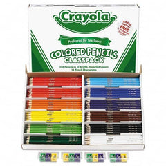 Crayola - Pens & Pencils Type: Colored Pencil Color: Assorted - USA Tool & Supply