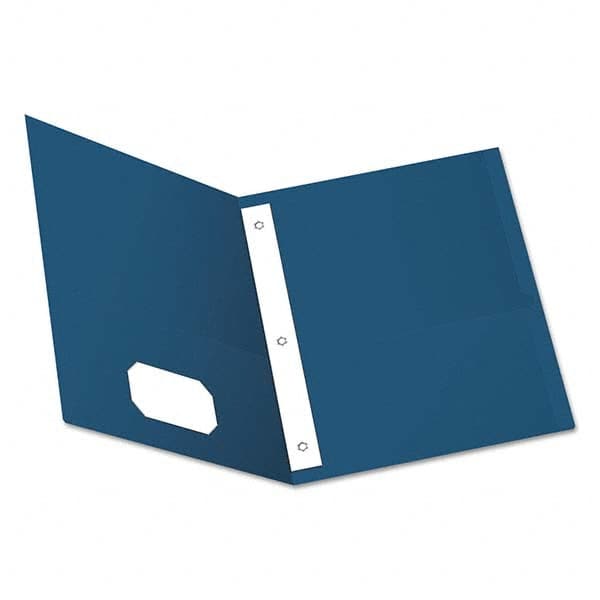 OXFORD - File Folders, Expansion Folders & Hanging Files Folder/File Type: Pocket Folders Color: Blue - USA Tool & Supply